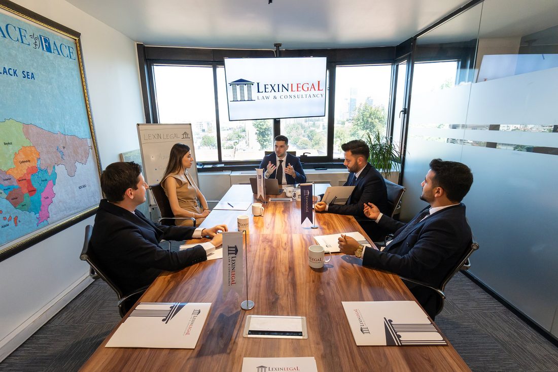 The Lexin Legal team in the meeting room of its Istanbul office